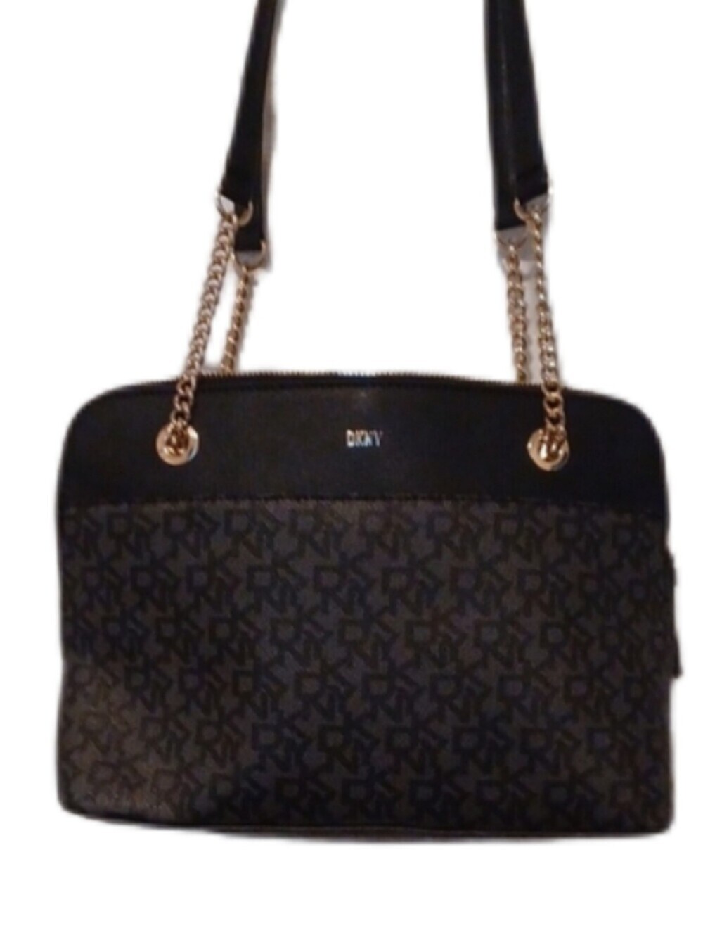 > Dkny Women's Gray Patterned Crossbody Bag